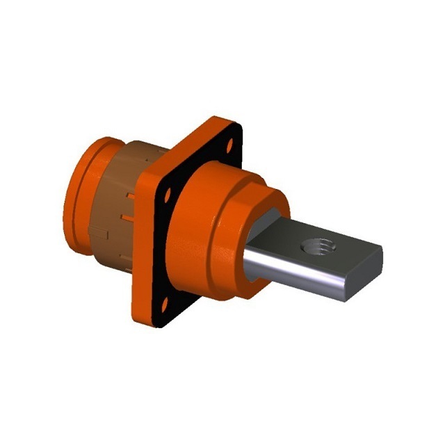 120A High Current Circular Angle Plug Energy Storage Connectors
