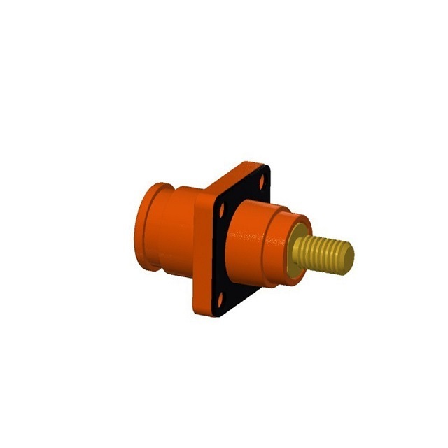 120A High Current Circular Angle Plug Energy Storage Connectors