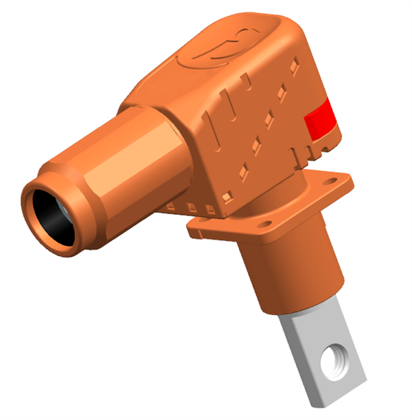 High Voltage 90 Degree Angle Energy Storage Connectors