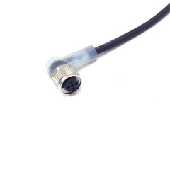 Right Angled 5 Pin M12 LED Connector Assembly