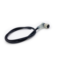 Right Angled 5 Pin M12 LED Connector Assembly