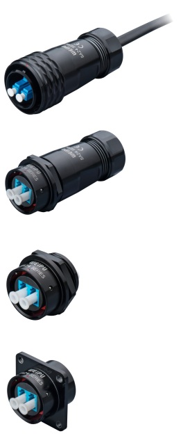 Weipu SA24 LC Push-Pull Fiber Optic Connectors
