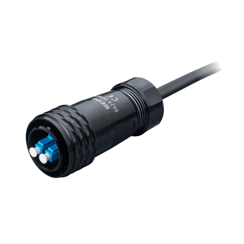 Weipu SA24 LC Push-Pull Fiber Optic Connectors