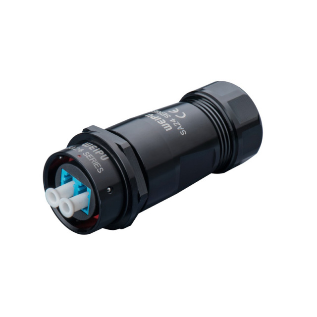 Weipu SA24 LC Push-Pull Fiber Optic Connectors