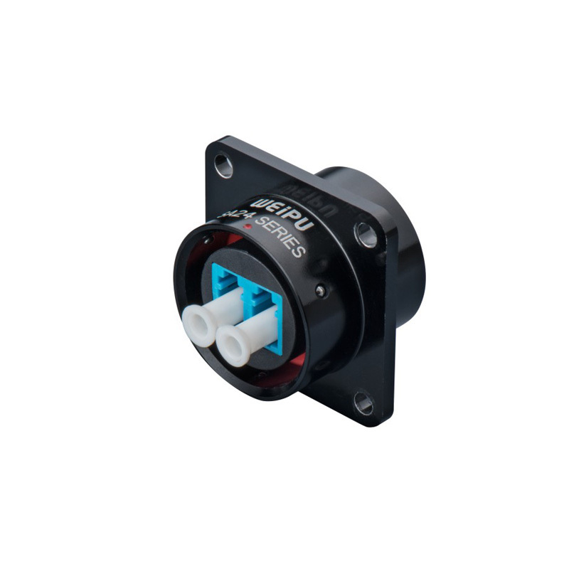 Weipu SA24 LC Push-Pull Fiber Optic Connectors