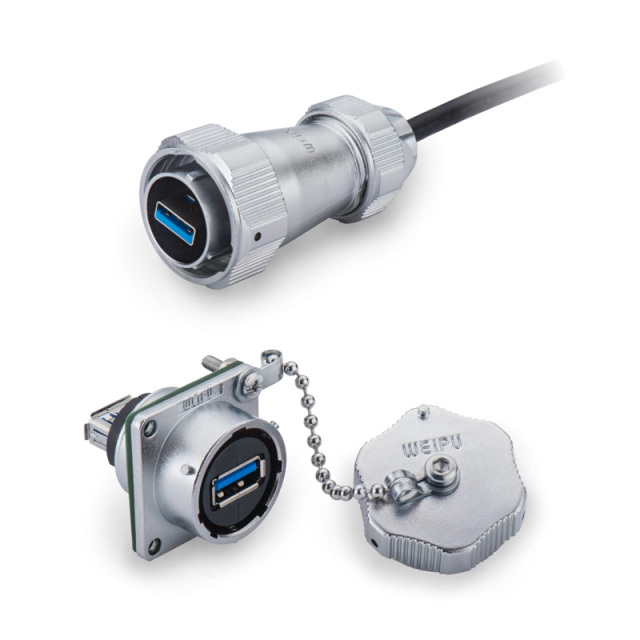 Weipu Metal Shell Industrial USB Connector