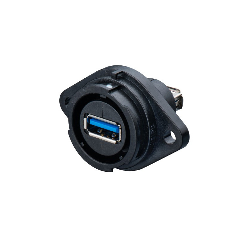 Weipu SY25 Plug Sockets Plastic USB 3.0 Cable Connector