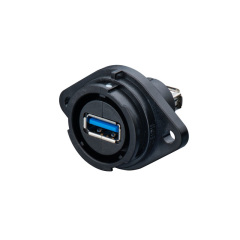 Weipu SY25 Plug Sockets Plastic USB 3.0 Cable Connector