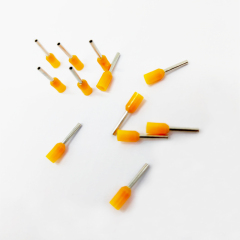 Copper Nylon Insulated Cord Pin Ends Crimp Wire Yellow Ferrule Connectors Kit