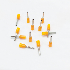 Copper Nylon Insulated Cord Pin Ends Crimp Wire Yellow Ferrule Connectors Kit