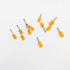 Copper Nylon Insulated Cord Pin Ends Crimp Wire Yellow Ferrule Connectors Kit
