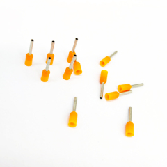 Copper Nylon Insulated Cord Pin Ends Crimp Wire Yellow Ferrule Connectors Kit