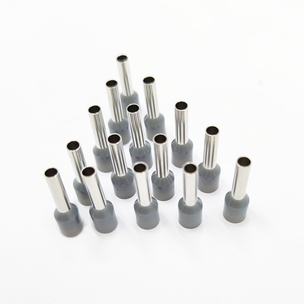 Cord End Terminal Tubular Pre Insulated Ferrule Grey