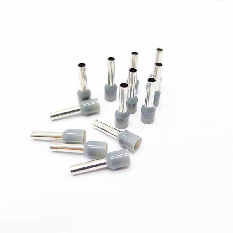Cord End Terminal Tubular Pre Insulated Ferrule Grey