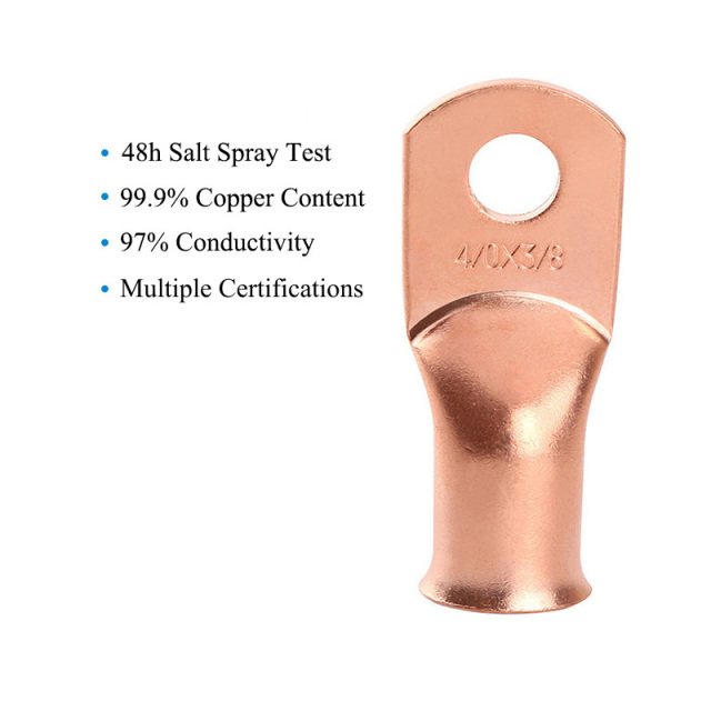 Copper Ring Crimp Wire Terminal Connectors
