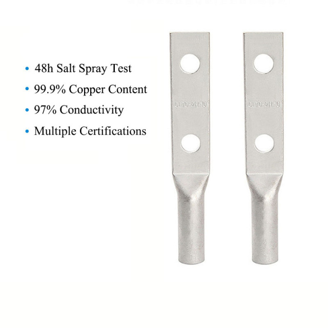 Compression Cable Lugs Pure Copper Battery Terminal Lug Kit