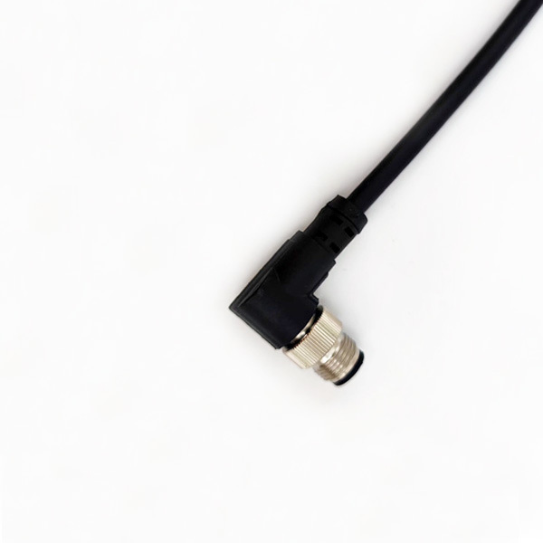M12 Shielded Straight Angle Cable Connector
