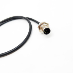M12 Panel Mount Flange Socket Sensor Wire Connector