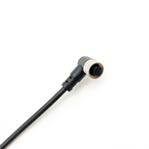 M12 Shielded Straight Angle Cable Connector