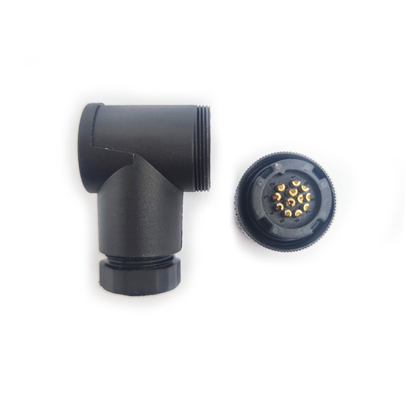 Right Angle M12 Industrial circular Connector