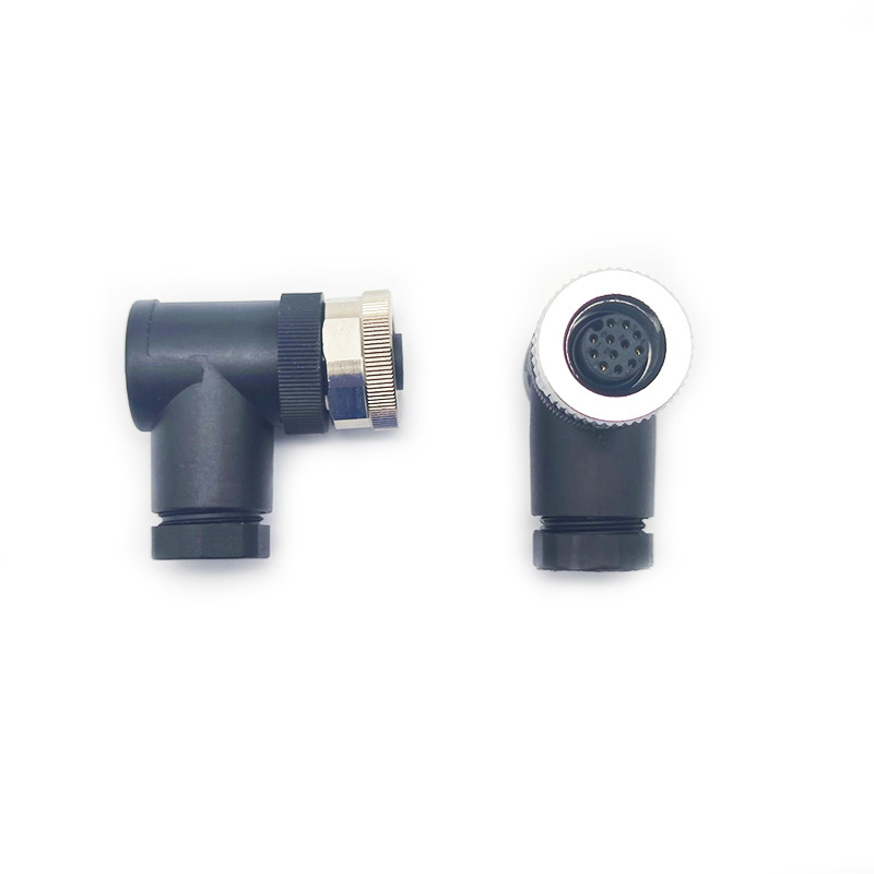 Right Angle M12 Industrial circular Connector