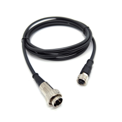 M12 Cable Plug to 3Pin Din Cable