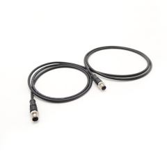 M12 4 Pin D Coded Cable Connector for Ethernet