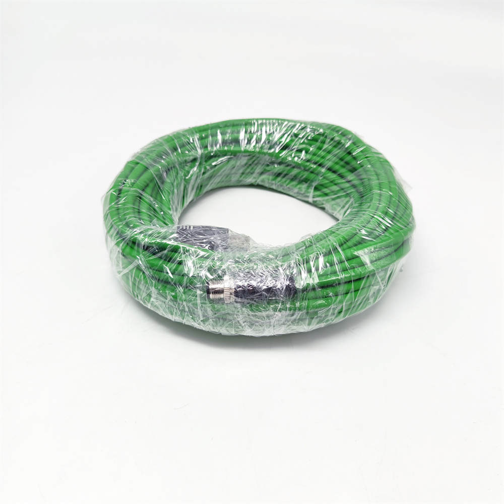 M12 D Code to RJ45 Cable