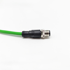 M12 D Code to RJ45 Cable