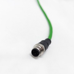 M12 D Code to RJ45 Cable