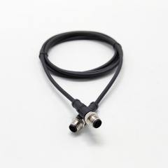 M12 4 Pin D Coded Cable Connector for Ethernet