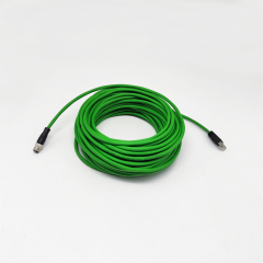 M12 D Code to RJ45 Cable