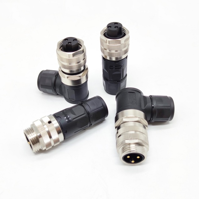 7/8 Circular Female & Male Straight Angled Connectors