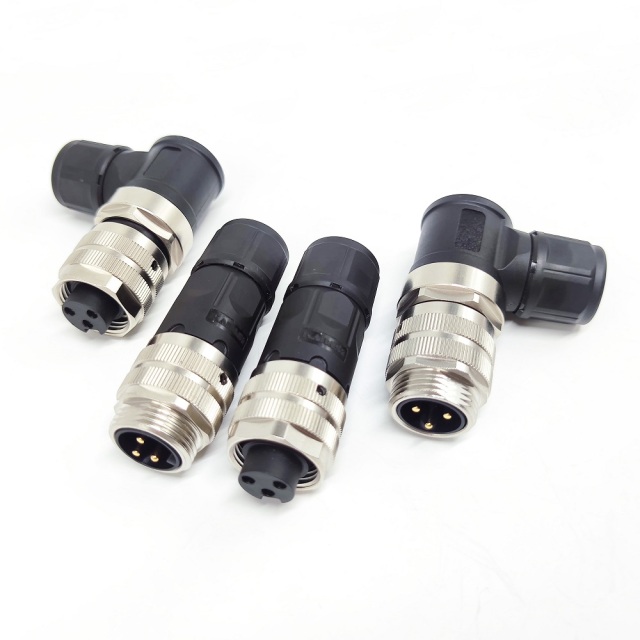 7/8 Circular Female & Male Straight Angled Connectors
