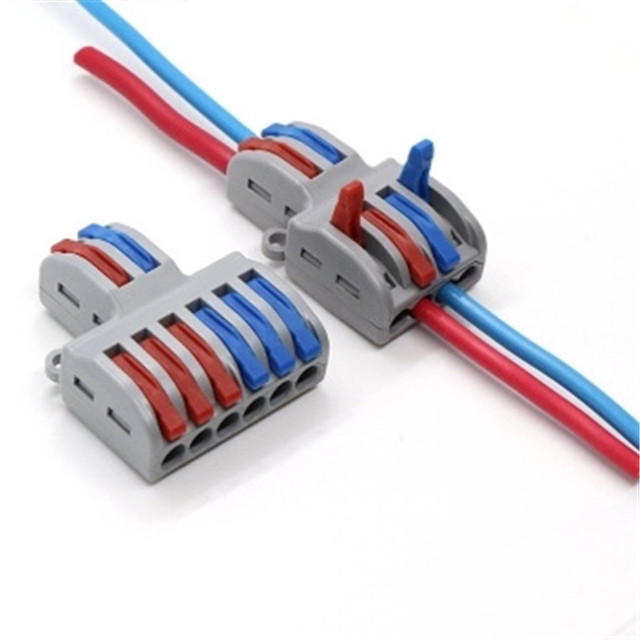 Universal quick compact lever 2 in 6 out terminal block