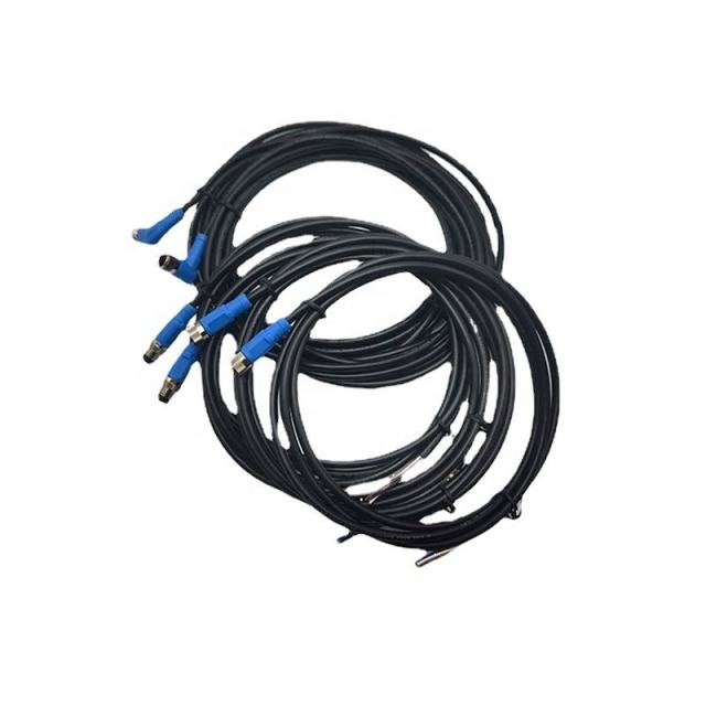 M12 4 pin waterproof cable connector