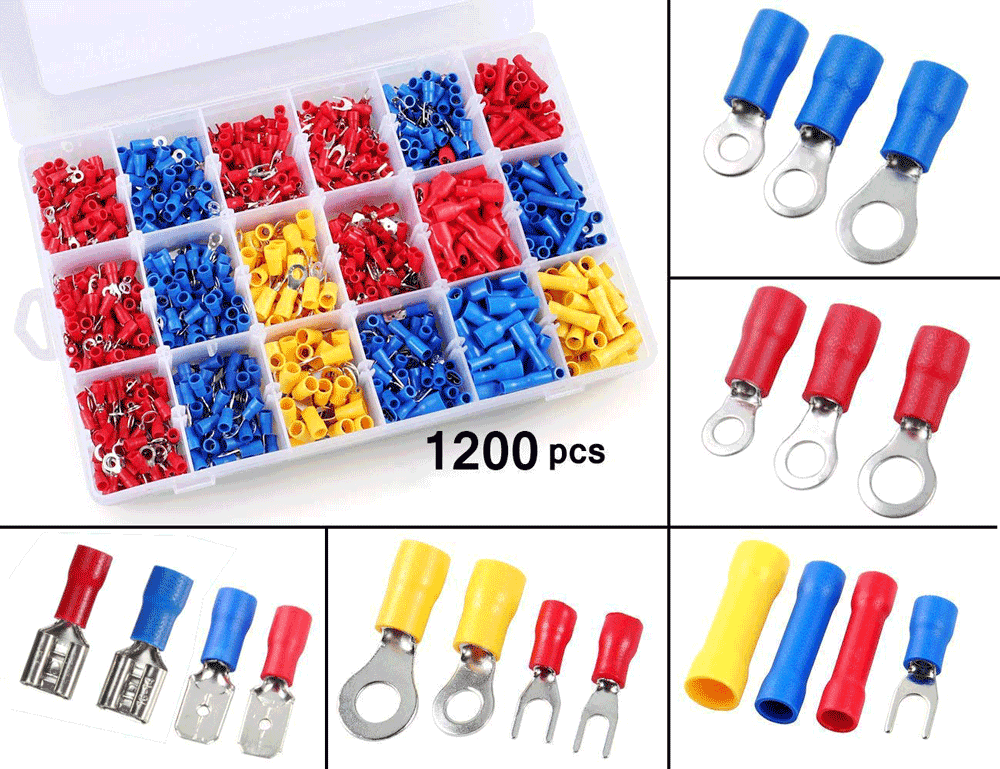 Crimp Terminal Assorted Electrical Wire Cable Connector