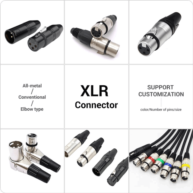 Xlr Audio Plug Cable Connector