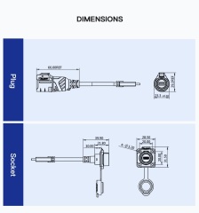 Customizable LP16 4 Type-c Adaptor Connector