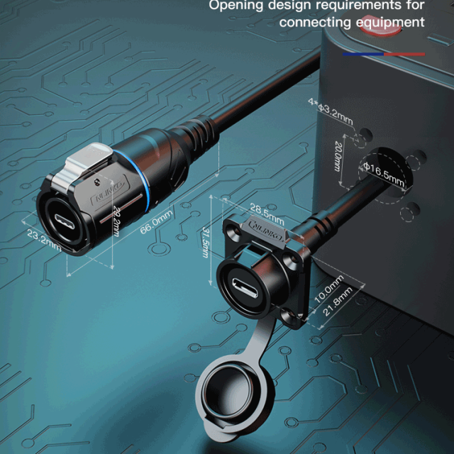 Customizable LP16 4 Type-c Adaptor Connector