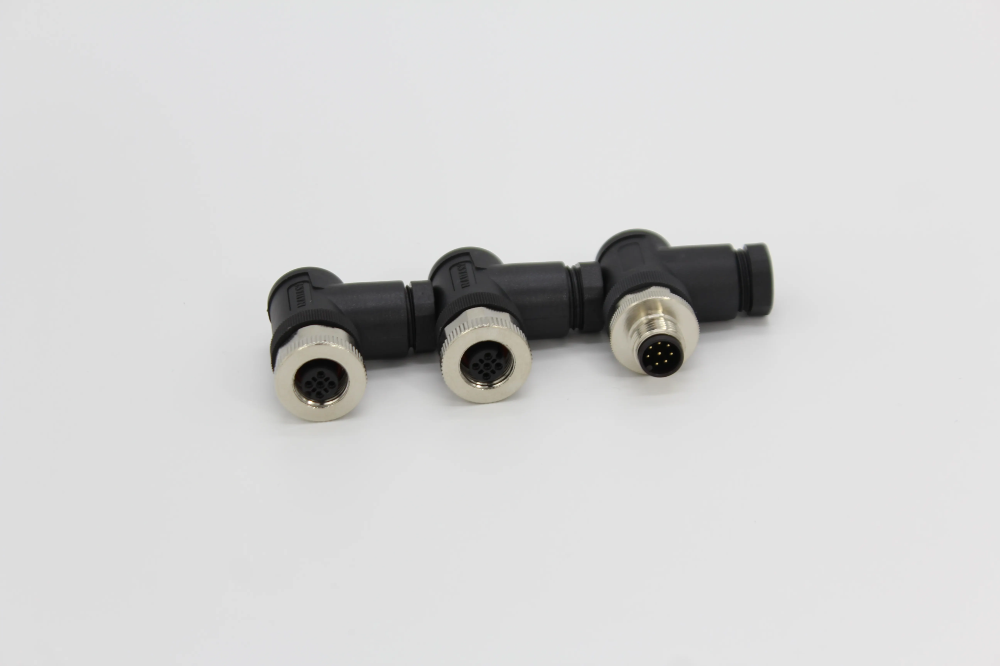 M12 waterproof circular connector for specification reading