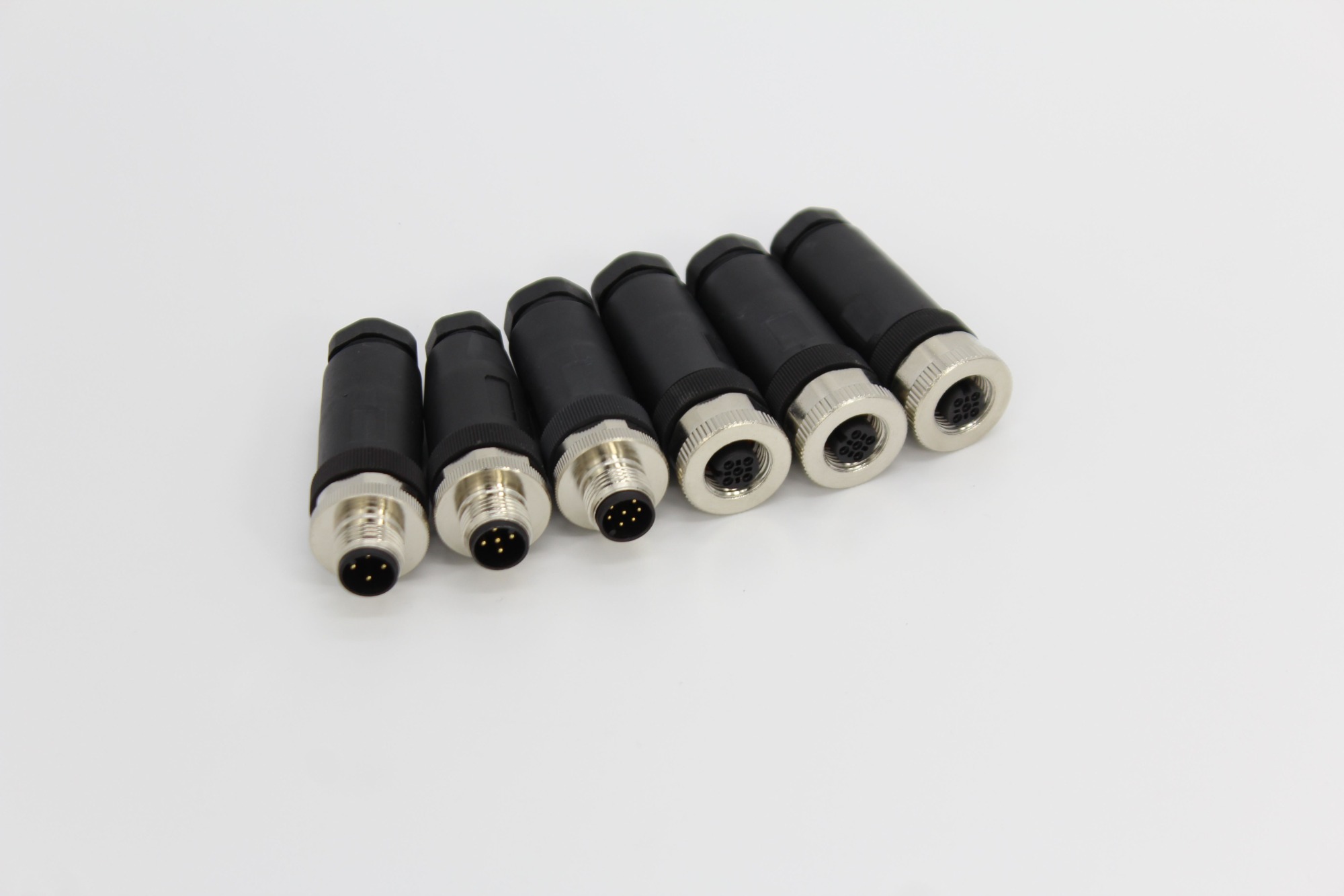 M12 connector detail for cable and termination planning