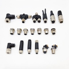 Waterproof Cable M5 M8 M16 7/8 M23 Pvc Pur Wire Male Female 3 4 5 6 8 12 Pin Panel Mount Circular Sensor Connector