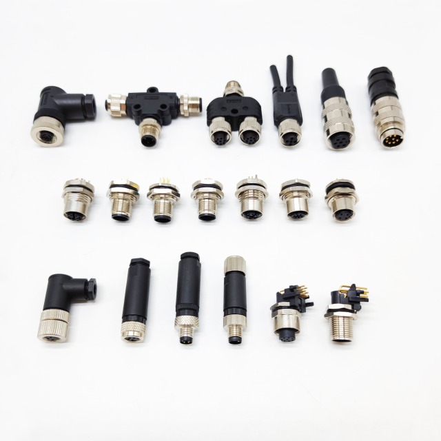 Waterproof Cable M5 M8 M16 7/8 M23 Pvc Pur Wire Male Female 3 4 5 6 8 12 Pin Panel Mount Circular Sensor Connector