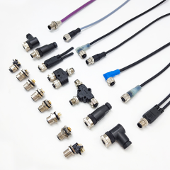 Waterproof Cable M5 M8 M16 7/8 M23 Pvc Pur Wire Male Female 3 4 5 6 8 12 Pin Panel Mount Circular Sensor Connector