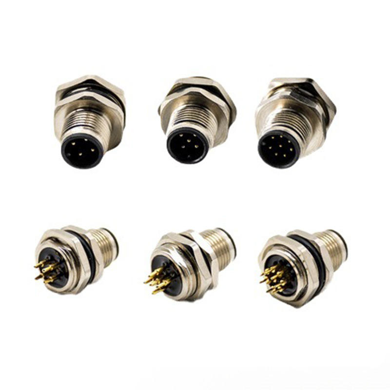 Custom M12 PCB mount connector