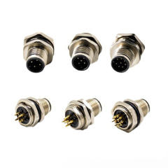 Custom M12 Pcb Mount Connector