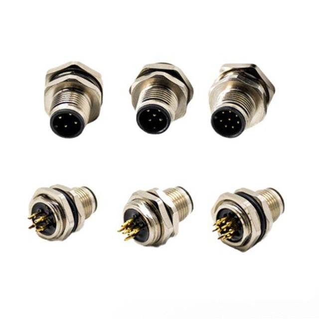 Custom M12 Pcb Mount Connector