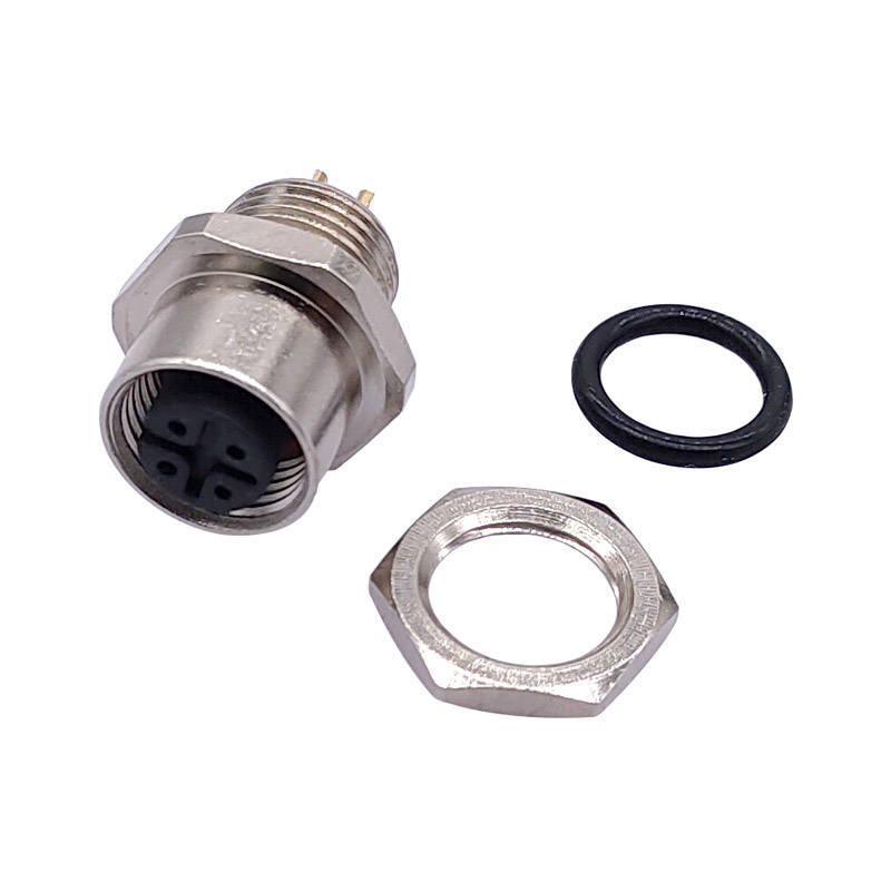 Custom M12 Pcb Mount Connector