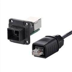 Rj45 Panel Mount ethernet waterproof connector